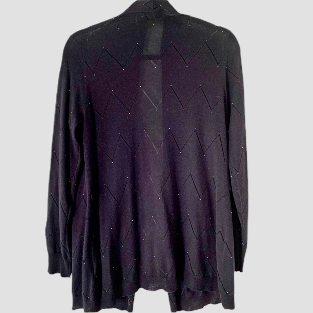 GERARD DAREL CARDIGAN NAVY BLUE WITH SILVER STUDS